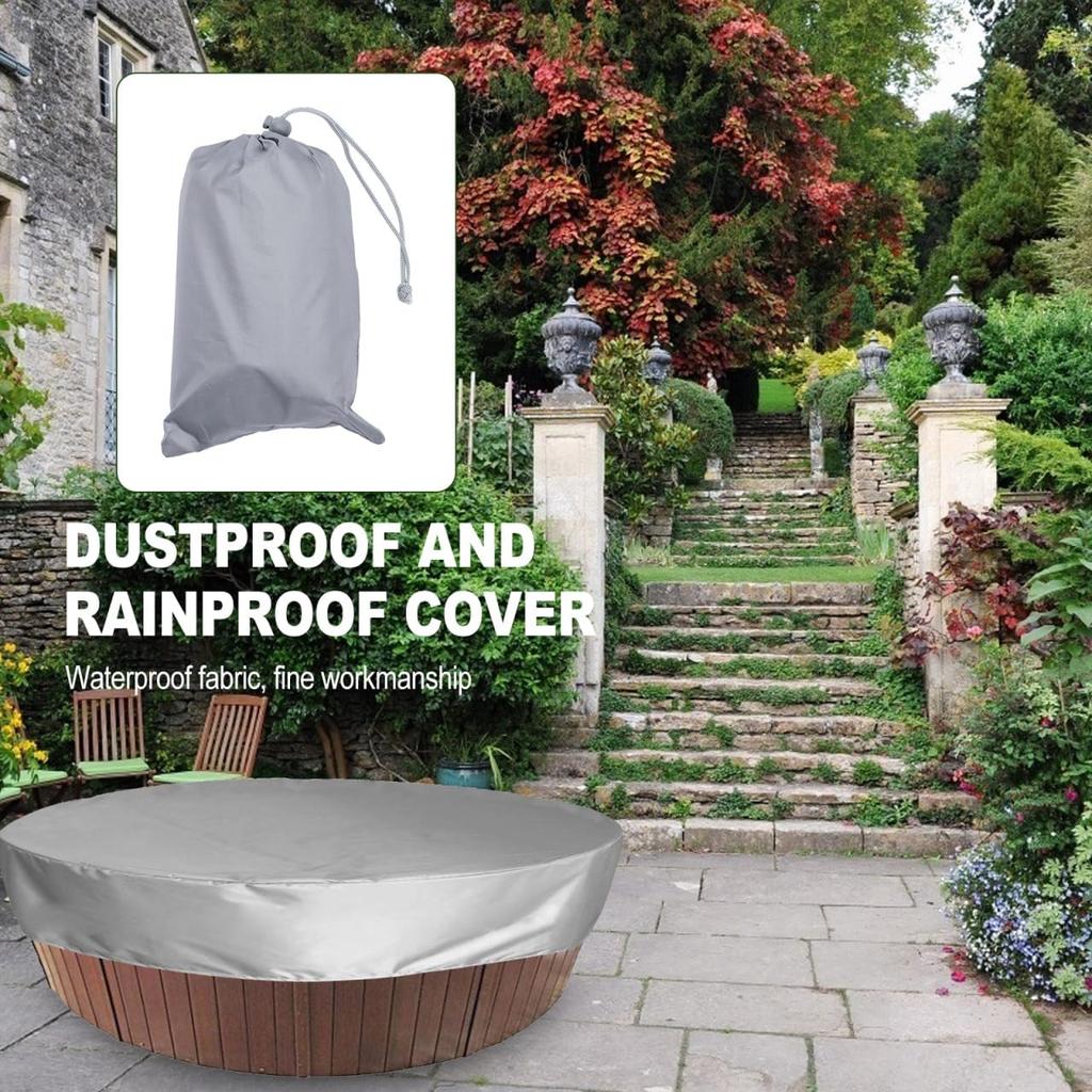 DOITOOL Round Pool Cover for Above Ground Pools, 6 ft Round Solar Pool Cover Protector for Inflatable Pool and in- ground Pools for and Reduce Water