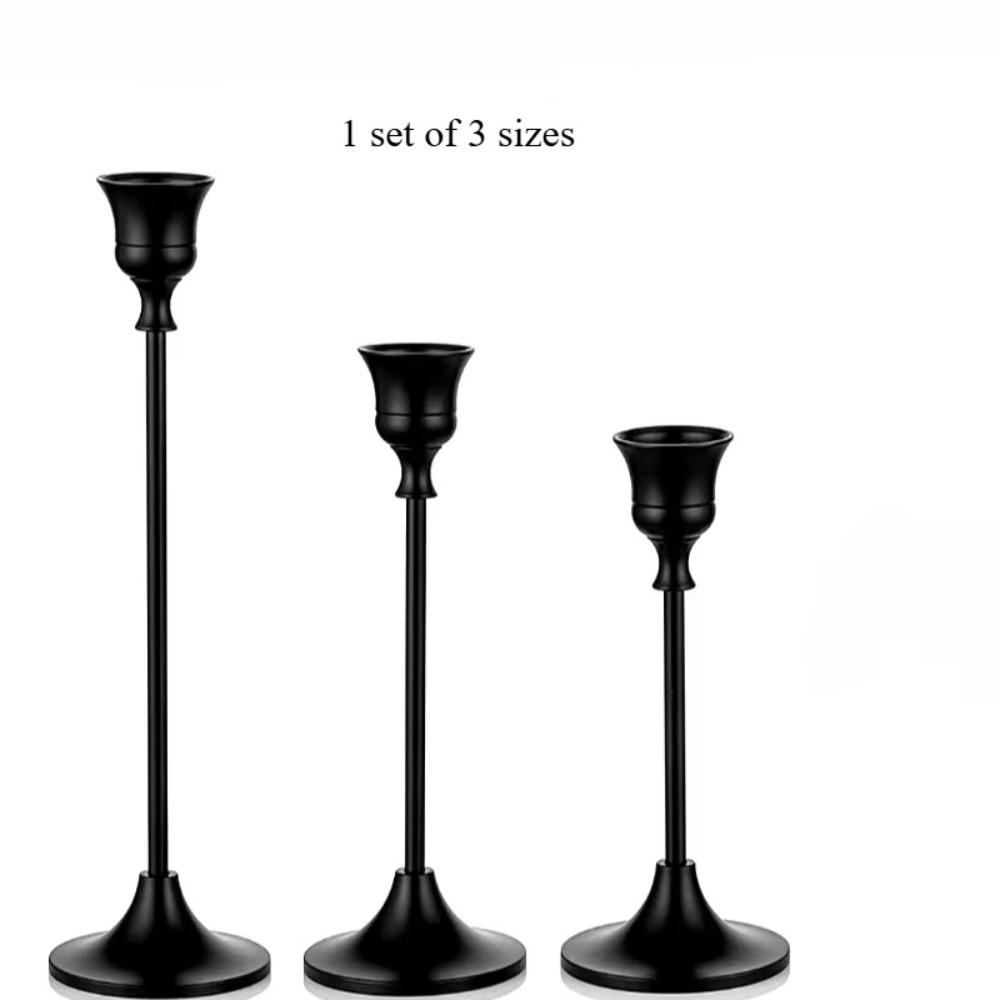 1/3pcs Home and Hotel Decoration Candlestick Holder Candle Stand  Suitable for Wedding Anniversary
