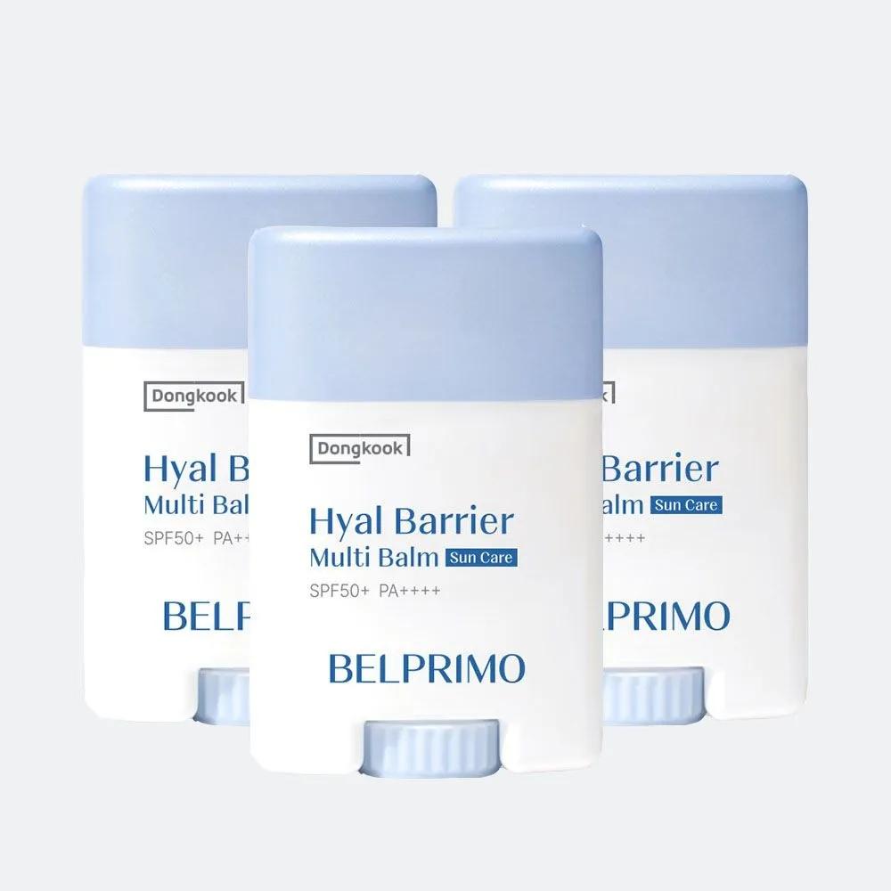 BELPRIMO Hyalbarrier Multi Balm 19.5g (SPF50+), 3 pieces