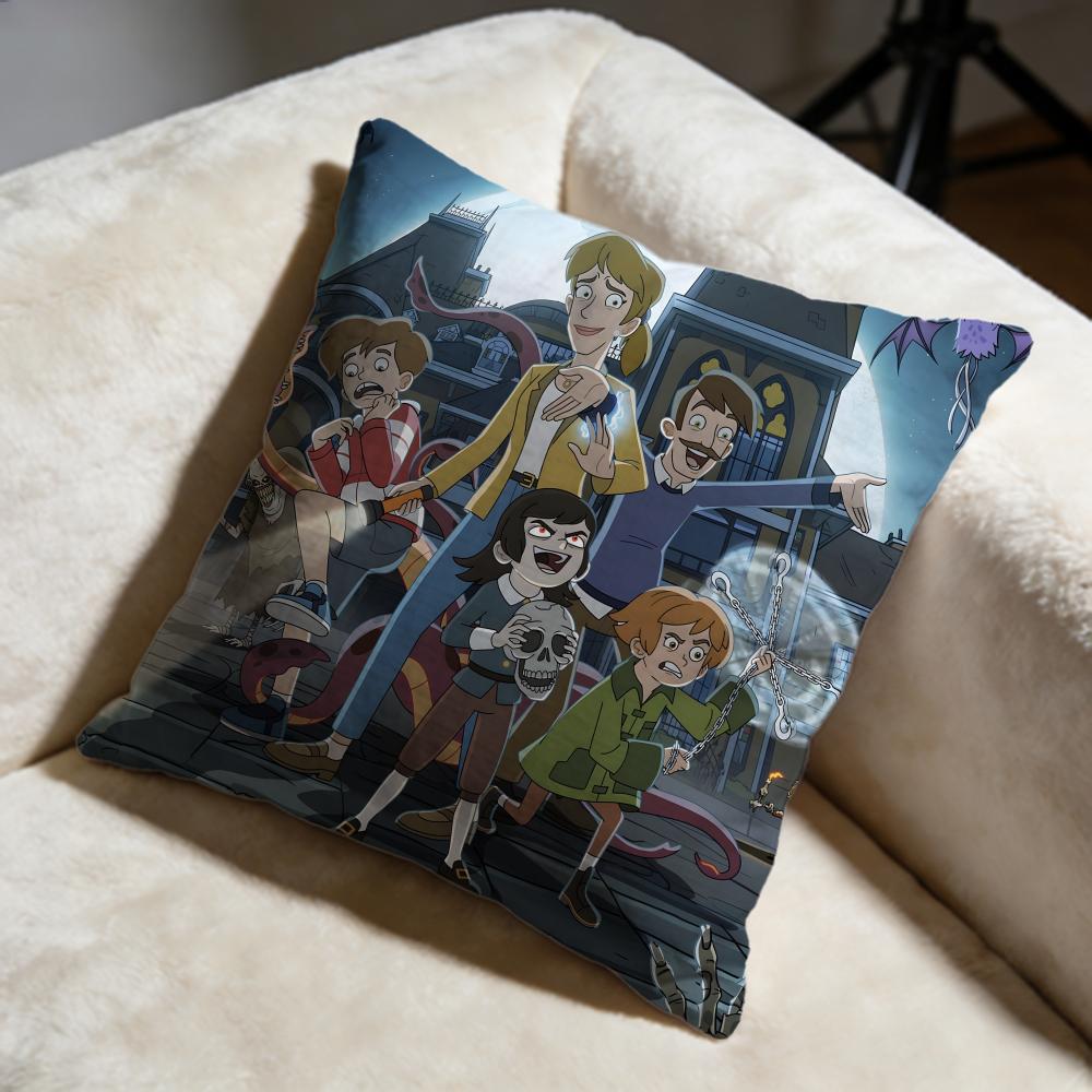 Hot Hhaunted Hoteling Cushion Cover Soft Decorative Pillow Case Suitable for Bedroom Sofa Car Travel Use