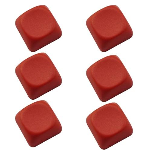 Stoooduo 6-Piece Universal Keyboard Replacement Keycaps, PBT Material, MOA Height, Rounded Corners, Cross, for XDA Mechanical Keyboards, MX Switches,