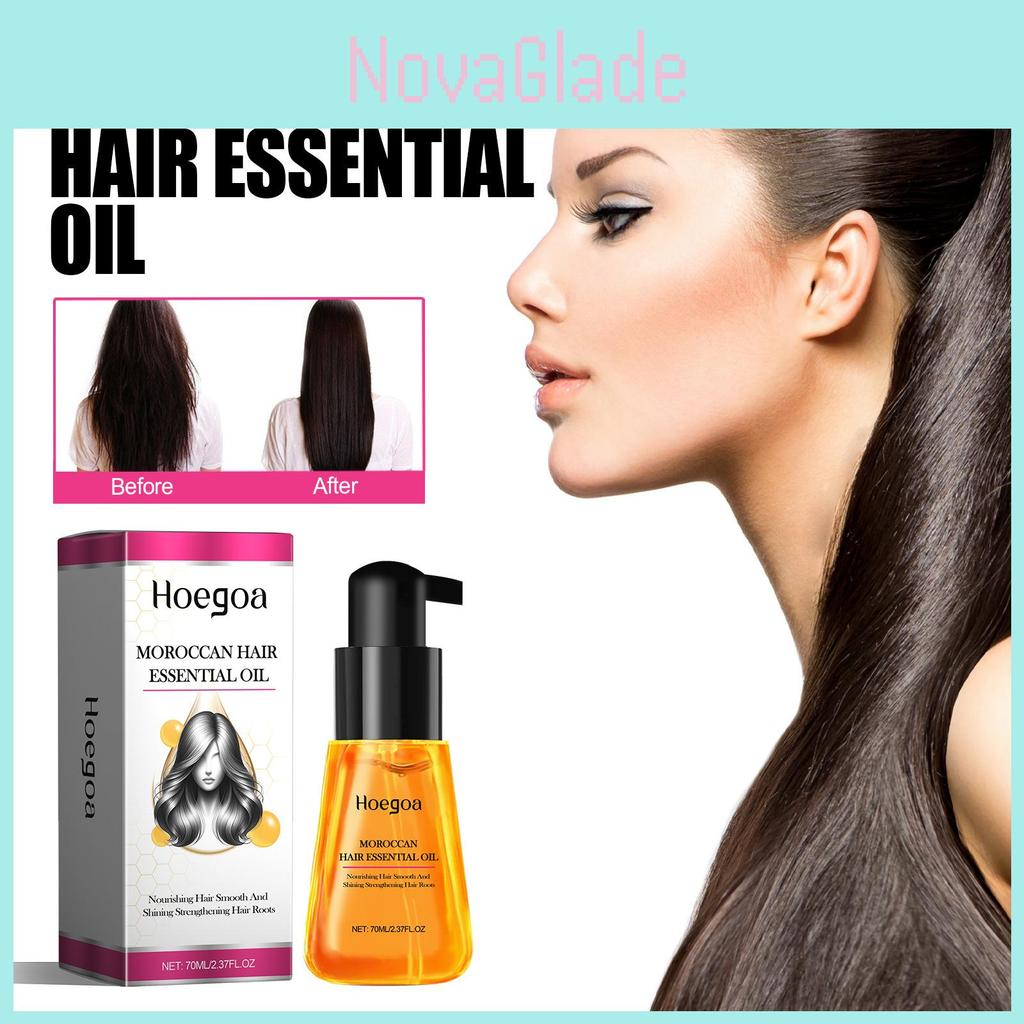 Hoegoa Nourishing Hair Oil For Hydrating And Repairing Dry And Frizzy Hair Ends