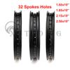 Motorcycle 19 Inch 32 Spokes Holes Rims 1.60/1.85/2.15/ 2.50x19" Aluminum Alloy Wheel Hub Modification Accessories