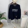 C S In The Room Men ameriCan fleeCe letterIng looSe Fit Long Sleeve SweatShirt 2