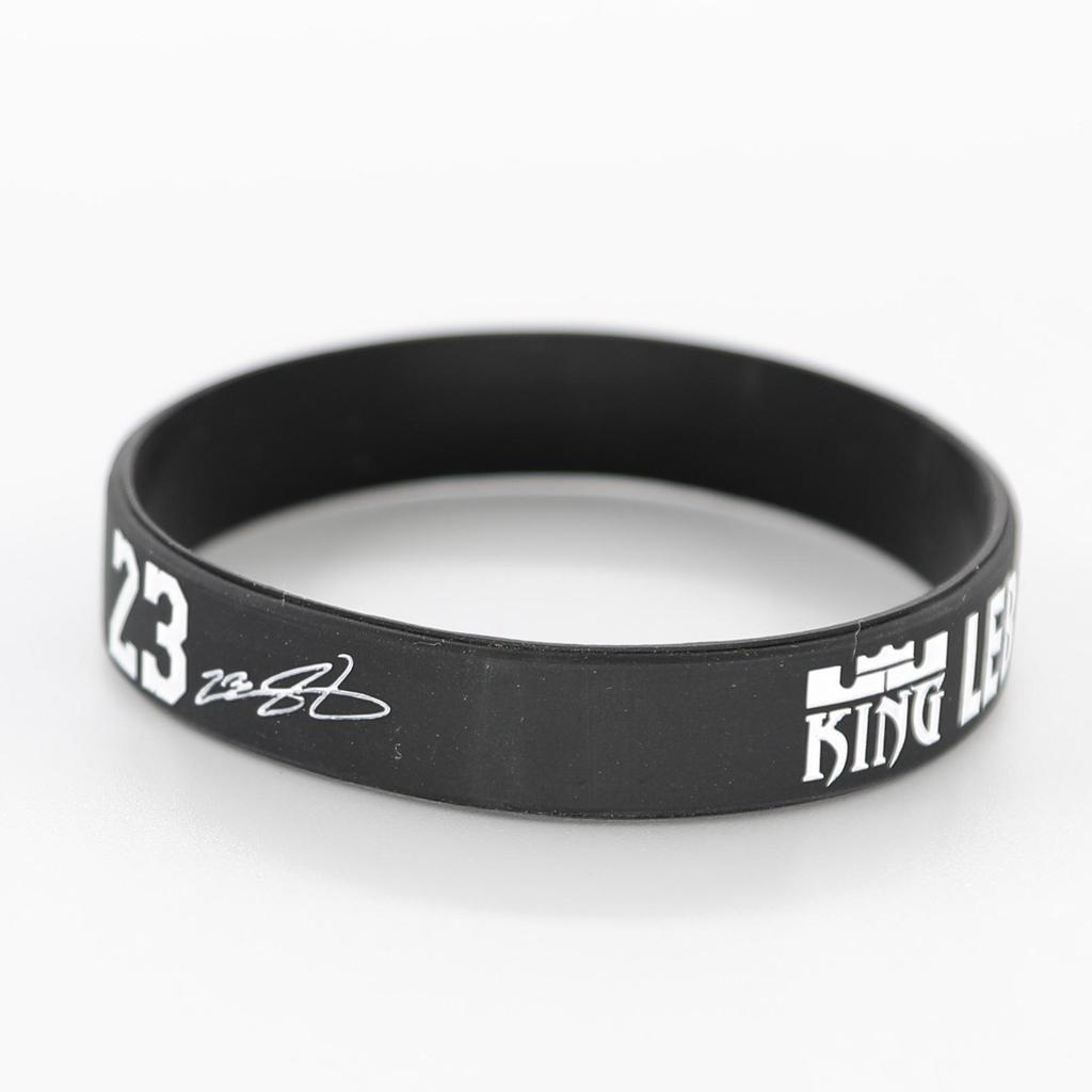 Thickened Luminous NBA Basketball Silicone Wristband: Harden, LeBron, Curry, Irving Edition