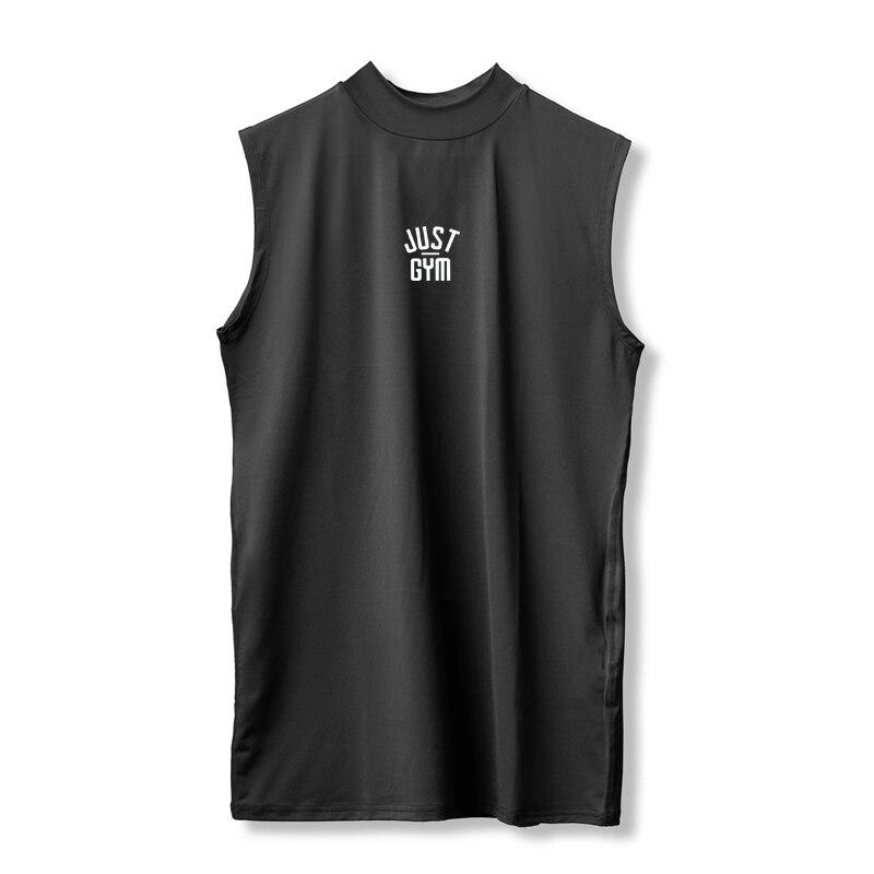Muscleguys Pánské tréninkové triko Slim Fit Gym Sportovní Vesta pro volný čas Absorbující vlhkost Prodyšné měkké fitness topy