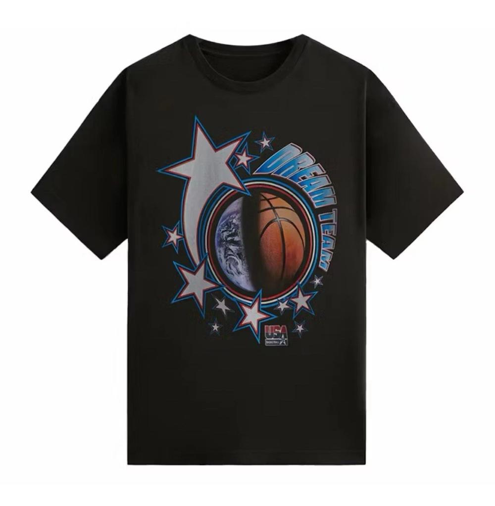 Kith For USA Basketball Dream Team Vintage Tee 'Black' SZ L Brand New