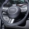 2PCS Car Steering Wheel Switch Button Trim Panel Frame Cover For Hyundai Tuscon NX4 2025 LHD RHD