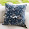 Light Luxury Throw Pillow Cover 45x45CM Living Room Sofa Square Blue Waist Cushion Cover Decor Home Decorative Pillowcase