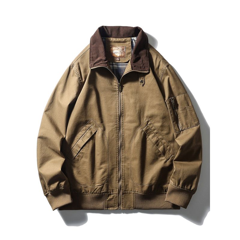 American Retro Vintage Harrington G9 Jacket for Men, Autumn Workwear, Foreign Trade Men's Clothing, Flight Hunting Jacket