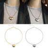 Sweet Heart Pendant Necklace Fashion Statement Choker Simple Braided Rope Collar Necklace Party Jewelry Clavicle Chain