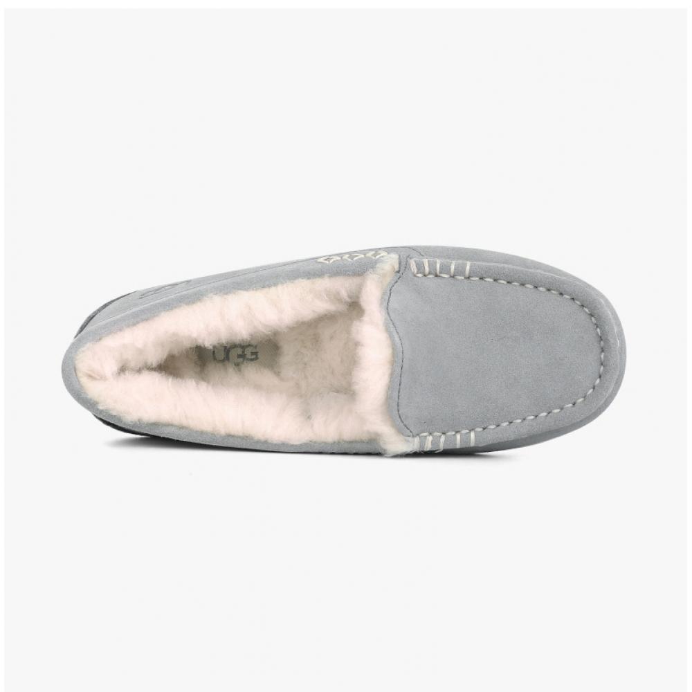 UGG 1106878 Lgry Ansley Light Grey Moccasine Flat Shoes