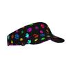 Cute Paw Dog Watercolor Pattern Sports Sun Visor Hat Women Men Paw Baseball Hat Adjustable Wide Brim Cap for Hiking Camping