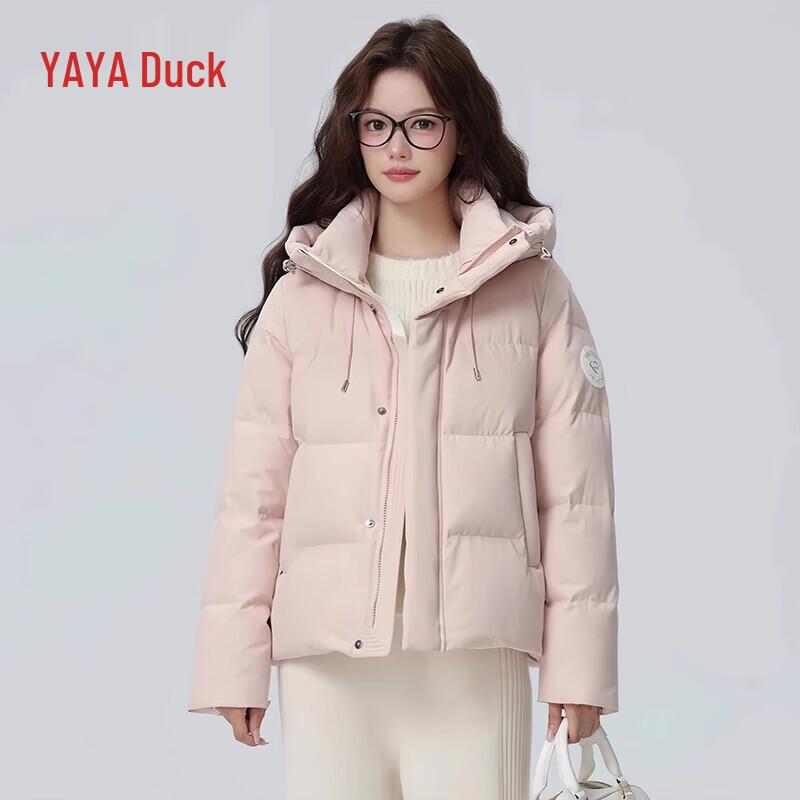 YAYA Women's Hooded Short Puffer Down Jacket