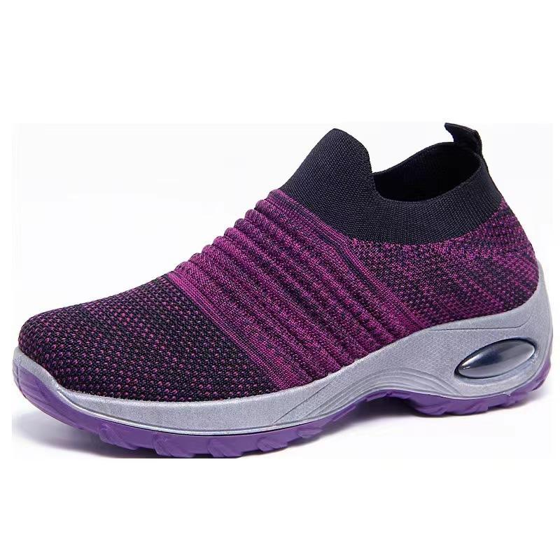 Spring Women's Shoes Soft Sole Cushion Shoes Casual Elevated Cushion Outdoor Shoes Sports Shoes Women's Travel Hiking Shoes Rocking Shoes