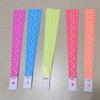 50/100Pcs Neon Stripe Paper Wristbands Waterproof Fluorescent Disposable Safety Wristbands For Concerts, Parties, Events