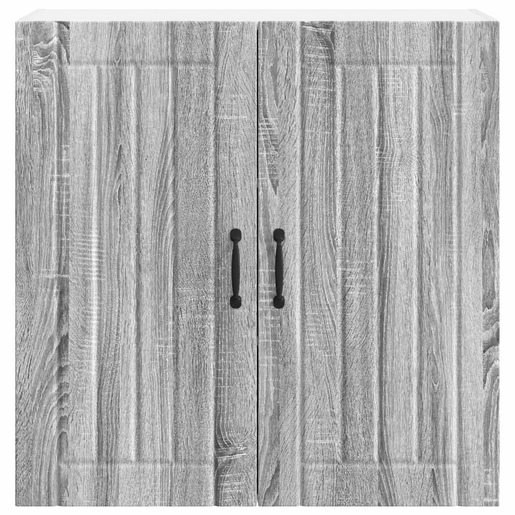 Wall Cabinet LUCCA Grey Sonoma 80 X 31 X 80 Cm Particleboard