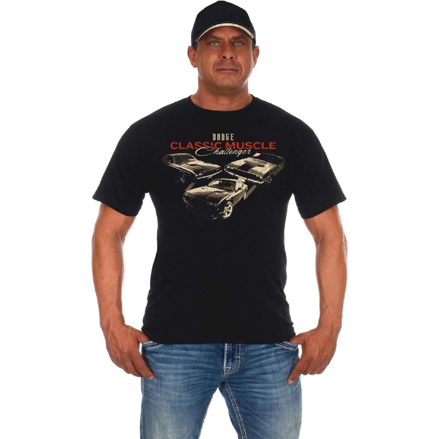 JH DESIGN GROUP Men s Dodge Challenger T-Shirt Classic Muscle Short Sleeve Shirt S