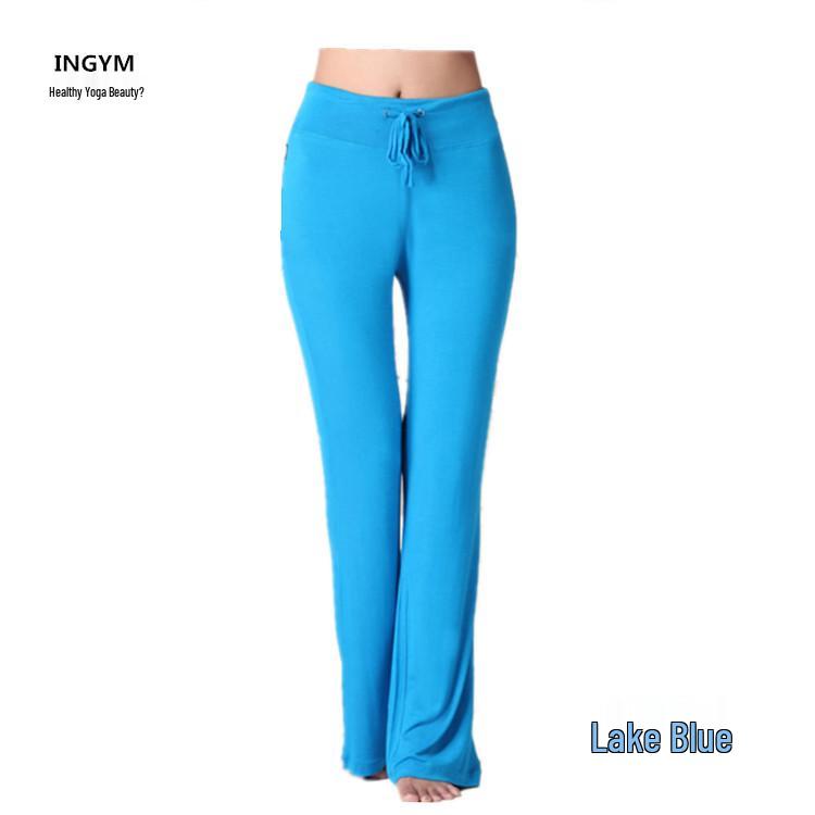 Women's Modal Micro-Flare Fitness & Dance Pants - Loose Yoga & Casual Long Pants