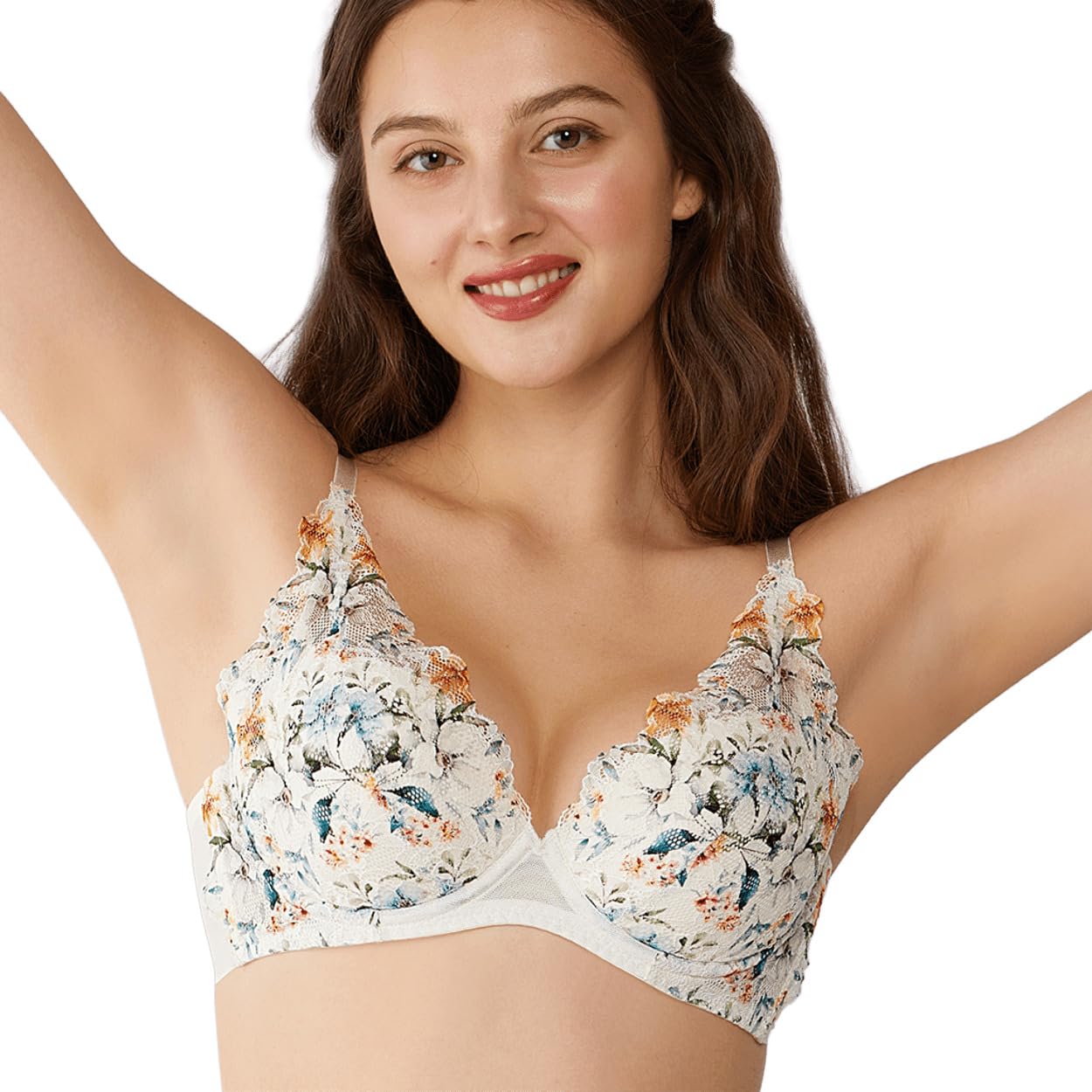 

Triumph Angel Bra Slimline 632 Bra 3 M015 D70 Size (White)