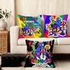 RRainbow FriendsS Cartoon Cushion Cover Plush Fabric Soft DoubleSided Printed Sofa Warm Winter Home Child Gift Pillow Case