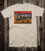 Retro Travel Tee T Shirt Greetings From Texas State Cowboy Western
