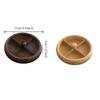 Wooden Nut Platter Round Dried Fruit Box Multi-functional Snack Serving Trays  Party Serving