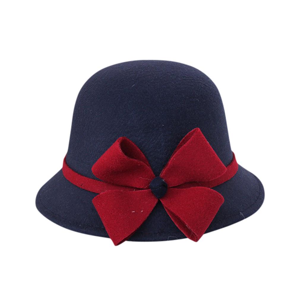 Women Fashion Beret  Painter Hat Cap Vintage Warm Party Top Hat