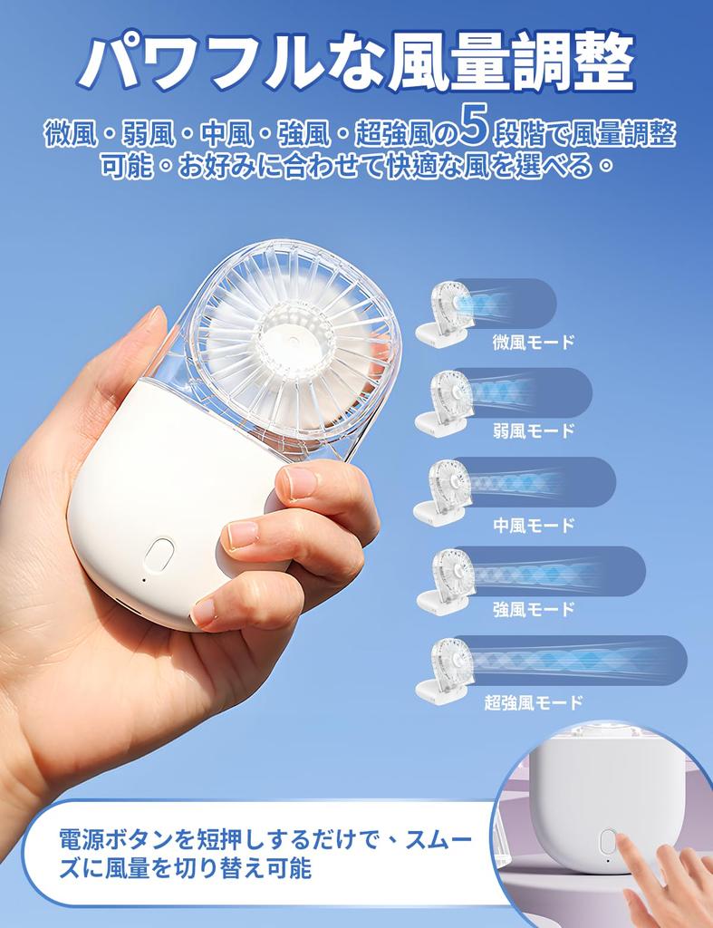 Zaahir Portable Quiet Only Neck Fan Speed 3000mAh Long Battery Fast Heat Fireworks Festival with Ultra-Small Pocket-Sized Fan Fan, 20dB, 80g, Strap,