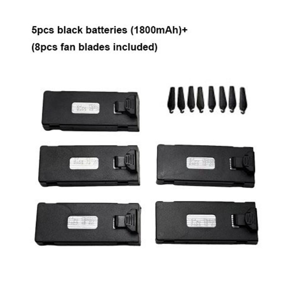 Fekete Lítium Akkumulátor E88 e88PRO E99 E525 S89 Drón Alkatrészek Kiegészítők