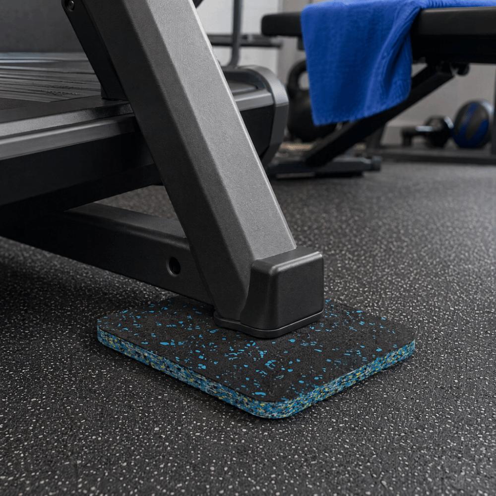 8pcs High Density Treadmill Mats Anti-Slip Floor Protection Mats  Under Machine Feet