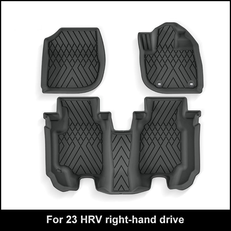Custom Waterproof TPE Floor Mats for 2023 Honda HR-V RHD Models