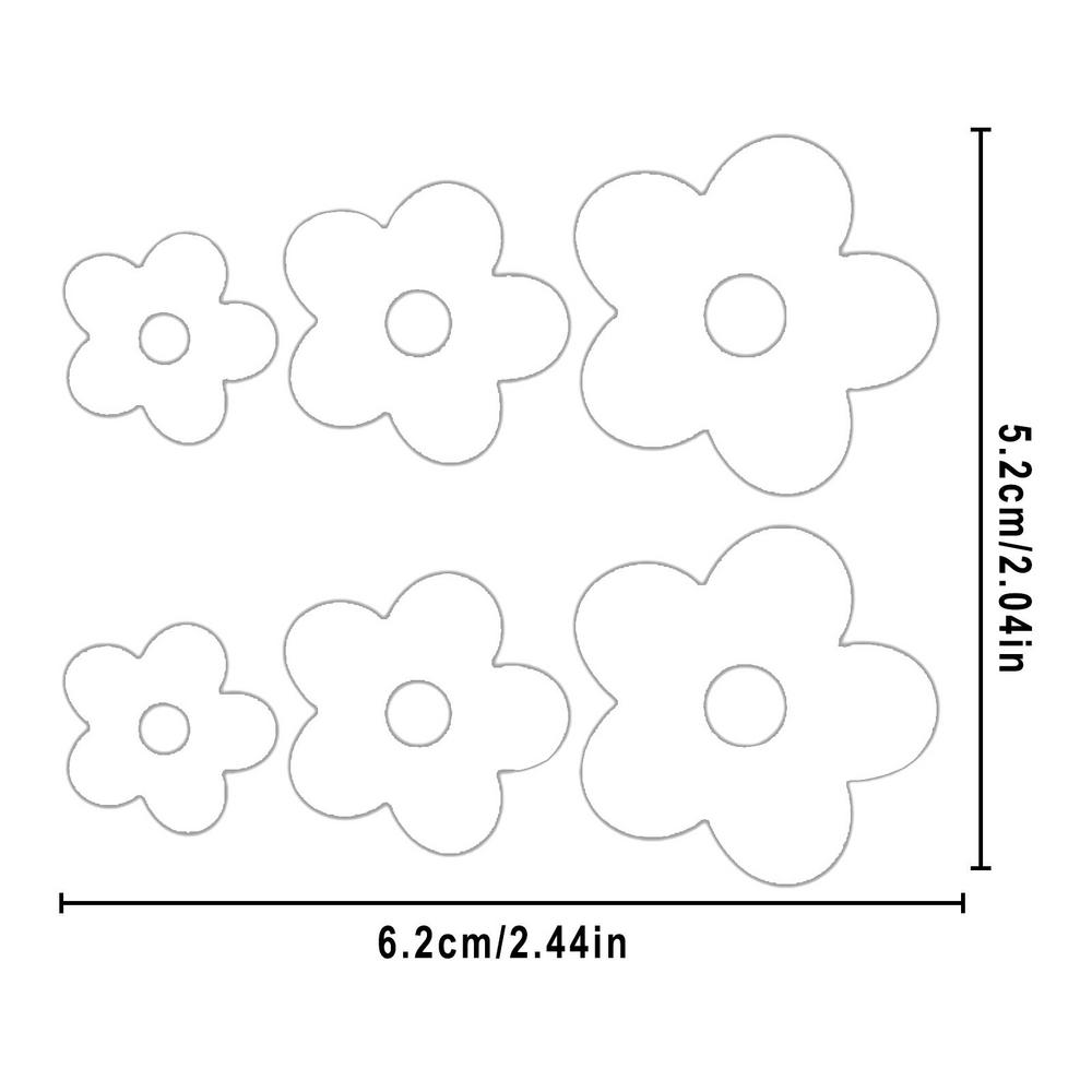 

Flower Car Stickers PET Flower Car Stickers Self-Adhesive Water Proof Anti-UV Flower Stickers Decorations For Bumper Laptop