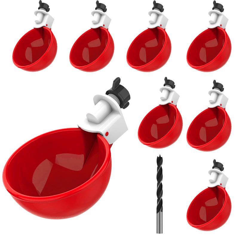 Automatic Poultry Drinker Bowl for Chickens, Ducks, and Geese