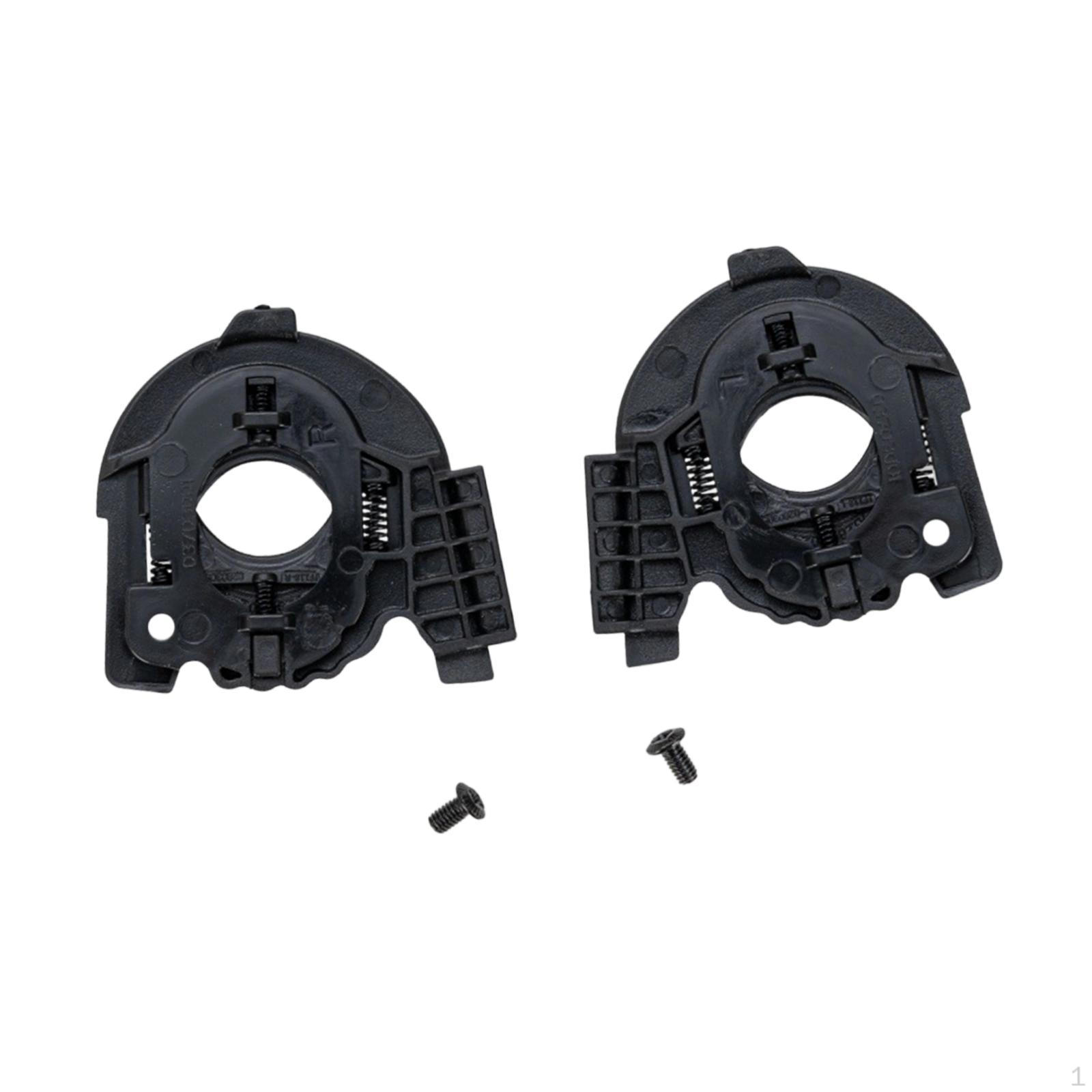 2 Pieces Helmet Visors Shield Base Left and Right Spare Parts Premium Durability Portable
