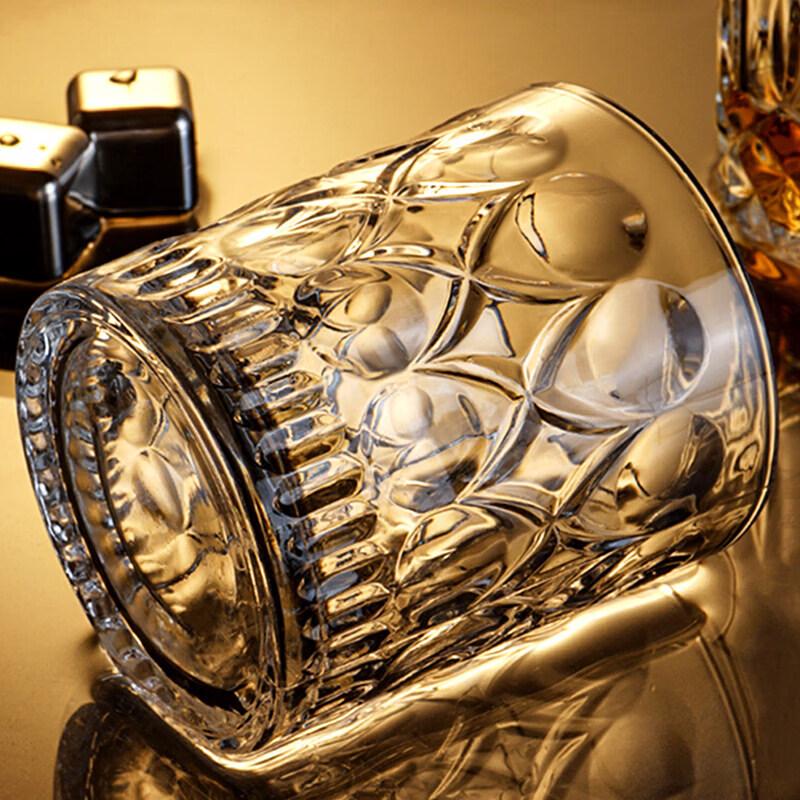 ZISIZ Crystal Whiskey Cocktail Glass Set