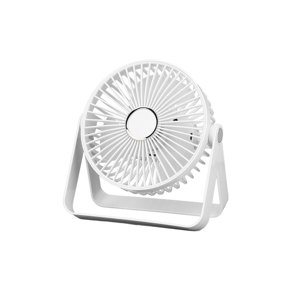 

Silent Rechargeable Desk Fan for Office, Dorm, or Outdoor Use Desk and Clip Fan белый