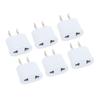 10PCS  To  Adapter Portable Travel Pure Copper 2 Prong Plug Converter for Cellphone Laptop Hair