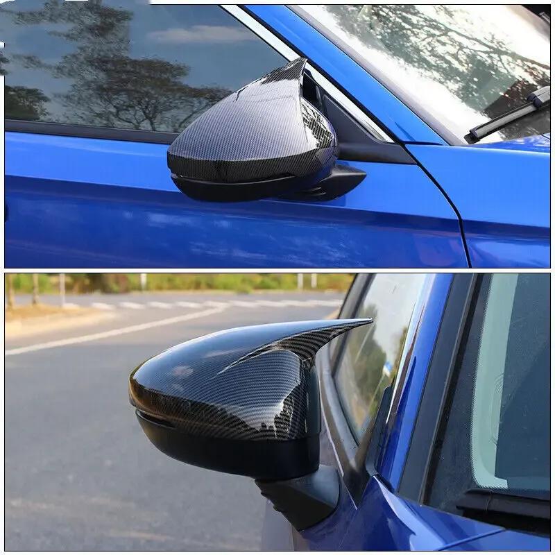 For Honda Civic 11th   2024 Car Sticker Rearview Side Mirror Cover Wing Cap Exterior Door Rear View Case Trim Carbon