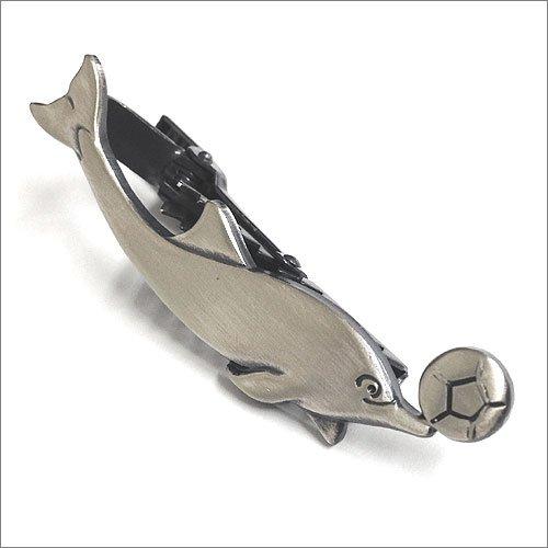 ISHOKUYA (Ishokuya) Sea Series Unique Fish Tie Clip, Tie Clip, Tie Bar, Dolphin