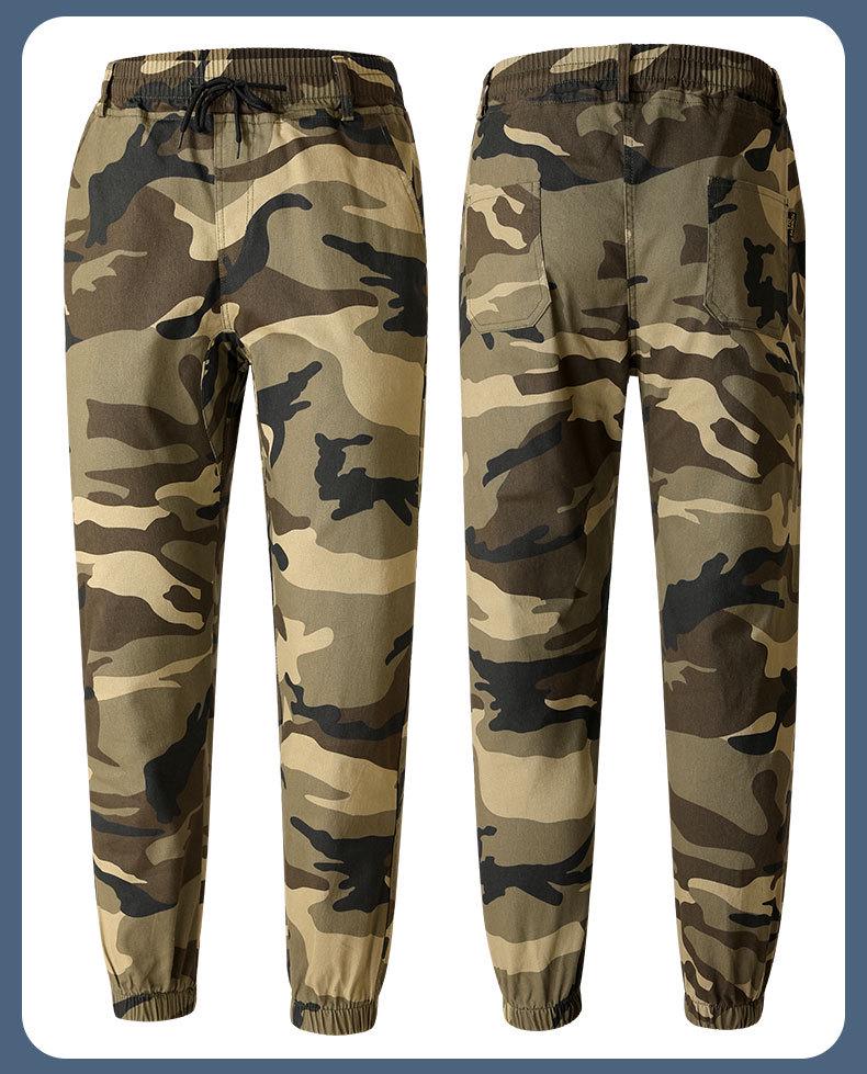 Unisex Elastic Workwear Set: Camouflage Cotton, Anti-Scald, Wear-Resistant for Welders and Auto Repair