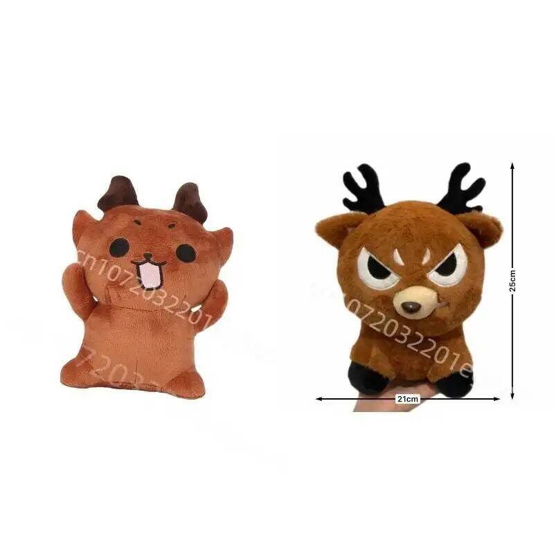 Q Peluche Cartone Animato 99 Notti Nella Foresta Peluche Carino Alce Arrabbiato Bambola di Peluche Capra Divertente Gufo Alce Seduto Giocattolo di Peluche Per Bambino Regali di Natale