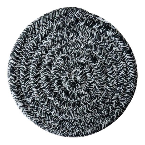 Anti-deformed Woven Tea Coaster Non-slip Cotton Line Table Coffee Woven Cup Pad Kitchen