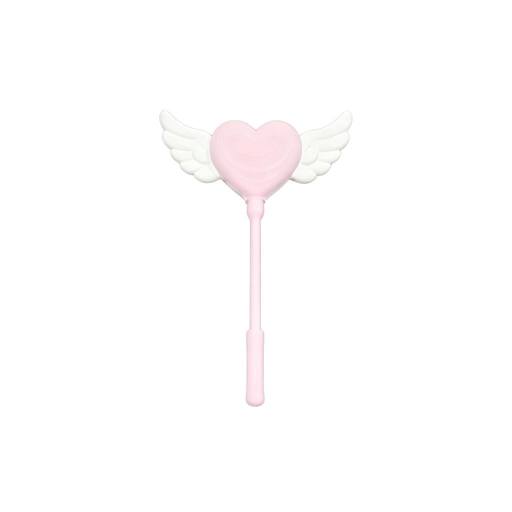 3D Heart Fairy Wand Magic Stick with Wing Design for Costume Parties Birthday Events and Creative Play Activities