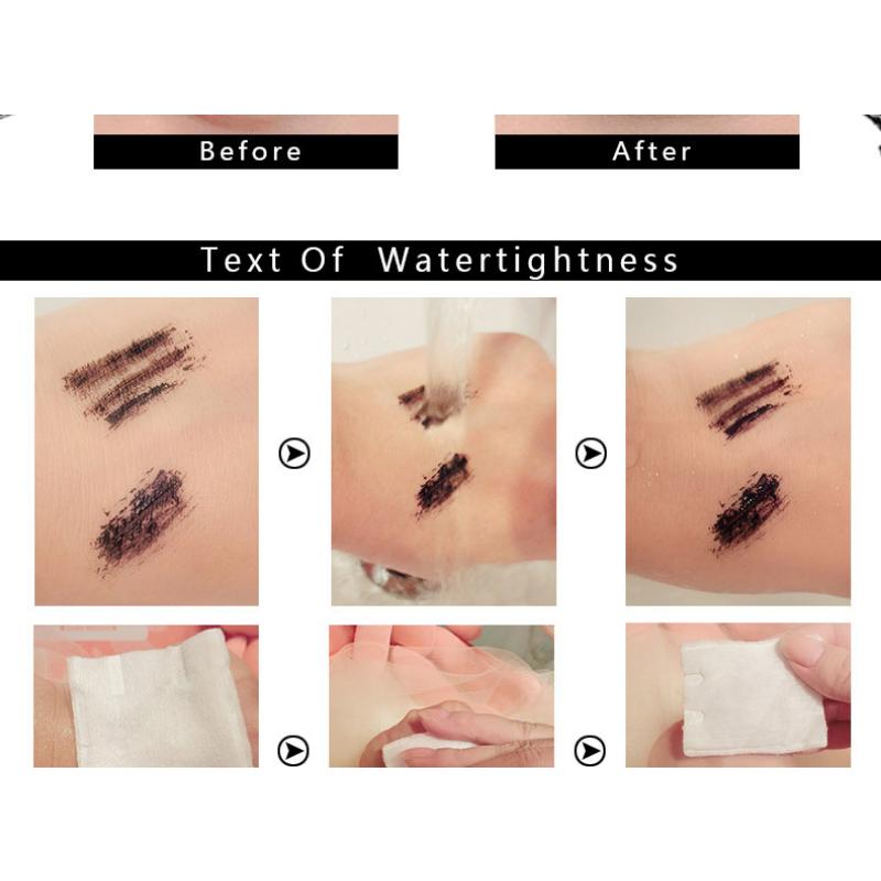 QiBest Makeup Silver Tube Big Eyes Mascara Long, Curly, Waterproof and Non-Smudge
