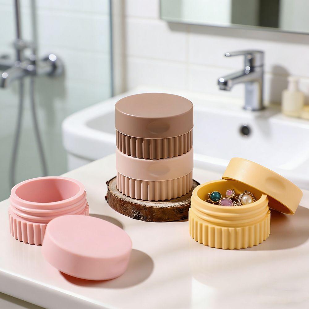 4PCS 20ML Moisturizer Container Mini Jewelry Storage Box Practical Cream Powder Case Gels Lotions