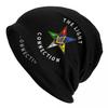 Custom OES Eastern Star Beanie Cap Unisex Winter Warm Bonnet Homme Knit Hats Fashion Outdoor Skullies Beanies Hats For Unisex Women