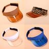 Summer Pvc Sun Hat With Extended Brim For Outdoor Beach Activities And Casual Wear