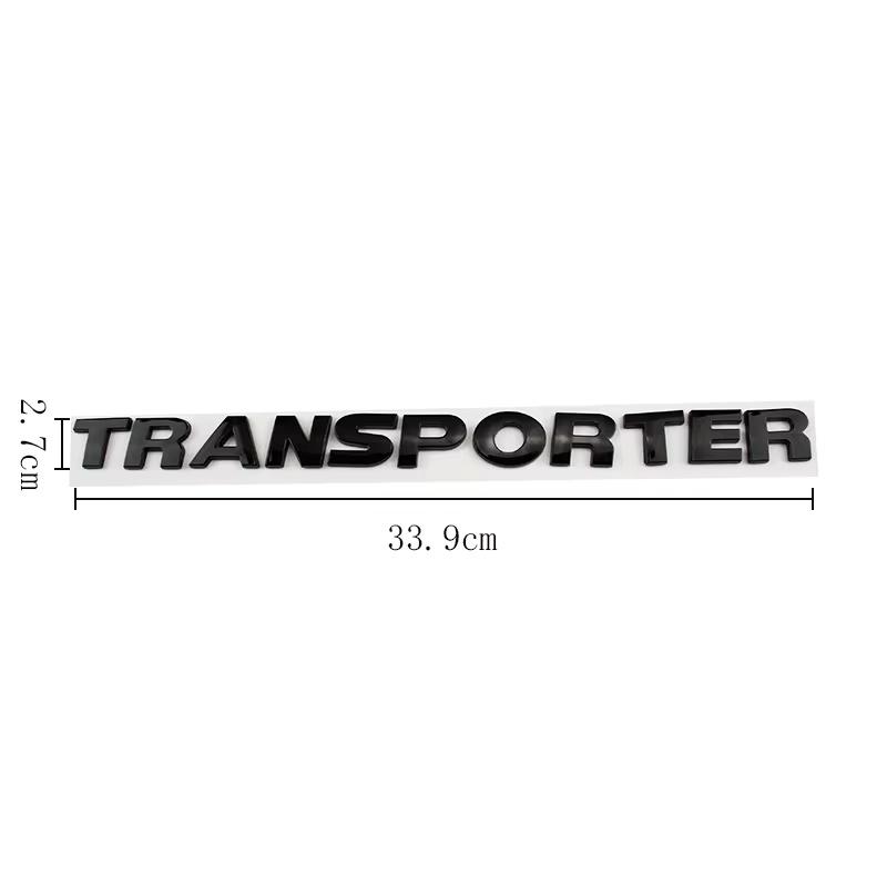 Auto ABS Bagagliaio Lettere Parole Logo Distintivo Emblema Decalcomanie Adesivo Per TRANSPORTER T4 T5 T6 T7 T8 Accessori Styling