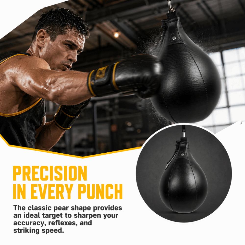 2pcs Pear Shaped Boxing Speed Bag Stitched Punching Trainer Portable Reaction Ball  Home Gym